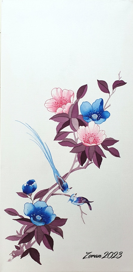 dessin oiseaux paradis